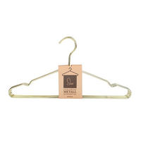 KLEIDERBÜGEL 10er Set Metall - Goldfarben, Metall (42/21/42cm) - SVITA