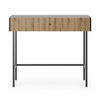 SCHMINKTISCH Divenos Schwarz / Holzoptik Eiche 93 cm - Eichefarben/Schwarz, Holzwerkstoff/Metall (39/93.2/79cm) - Selsey