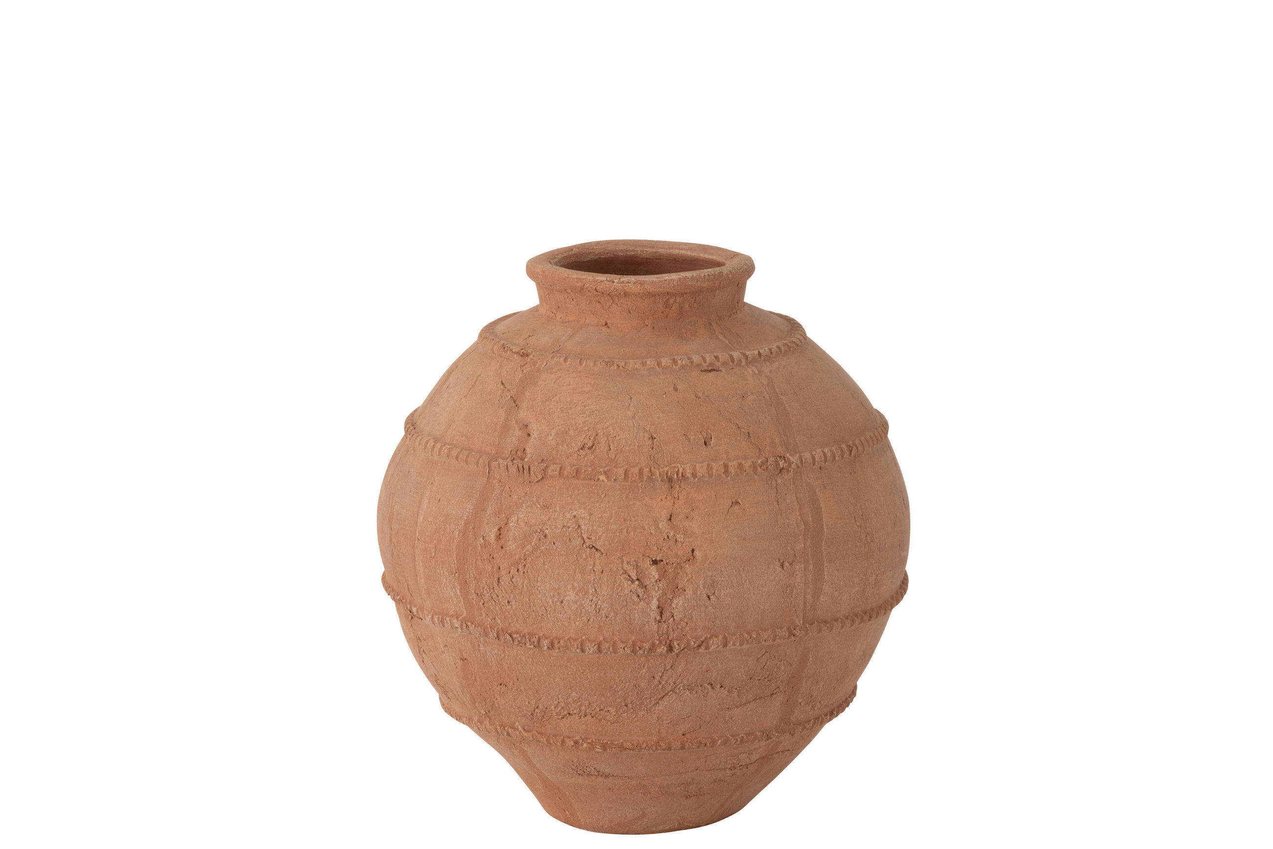 VASE KAI - Töpferei - Braun - Ø 26.5 cm - Braun, Keramik (28.5cm) - J-Line