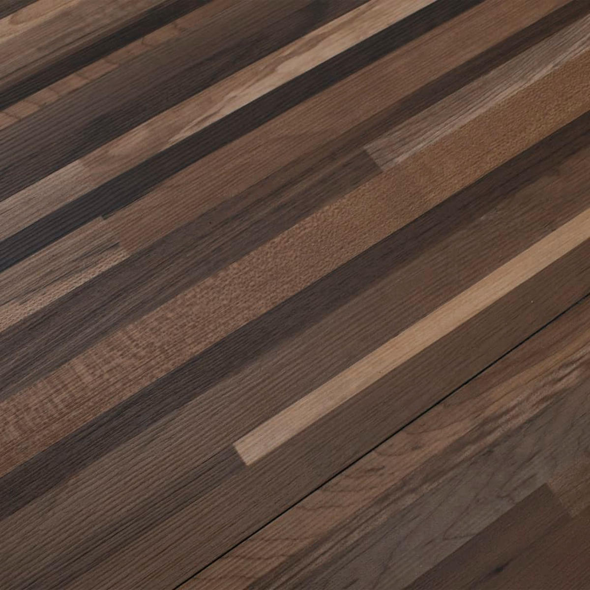 VINYLBODEN PVC-Dielen selbstklebend Gestreiftes Braun 5,02m² - Alteiche, Kunststoff (91.5/15.2/1.3cm) - DELUKE