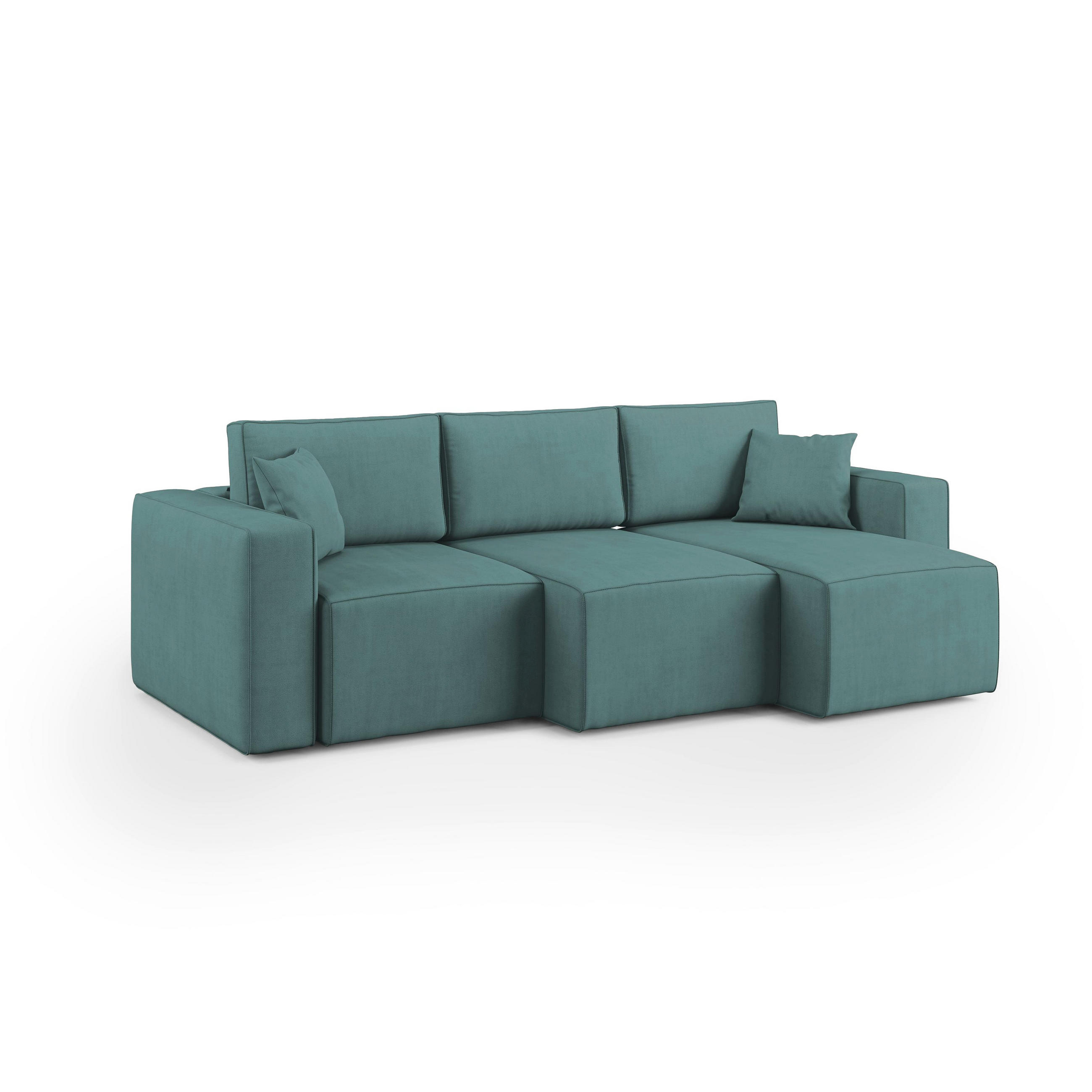 Divani.store Linearsofa Petrol 245x86x99 cm