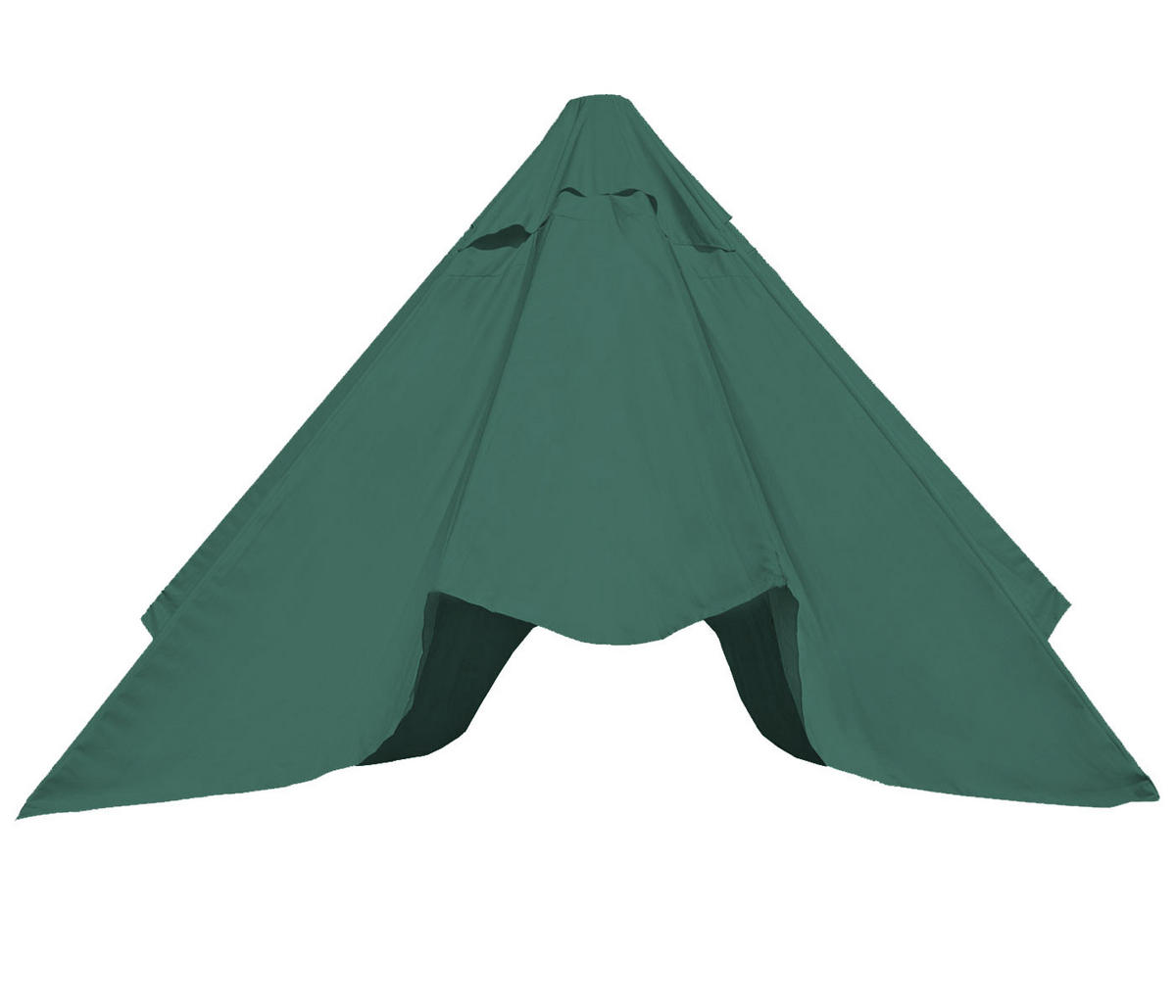 ERSATZ-BEZUG FÜR SCHIRM RUN Grün - Grün, Textil (290/290cm) - MCW