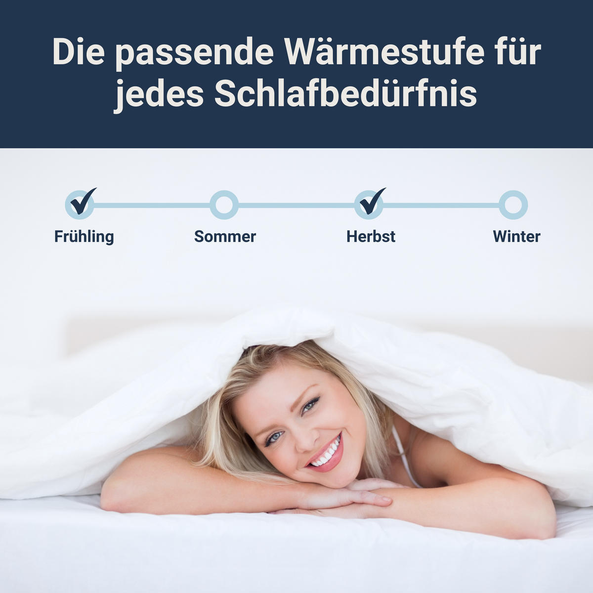 STEPPBETT Softline, verschiedene Wärmestufen, Allergikergeeignet, Ausführung: Steppbett, Größe: 200 x 200 cm - Weiß, Textil (200/200cm) - Betten-ABC