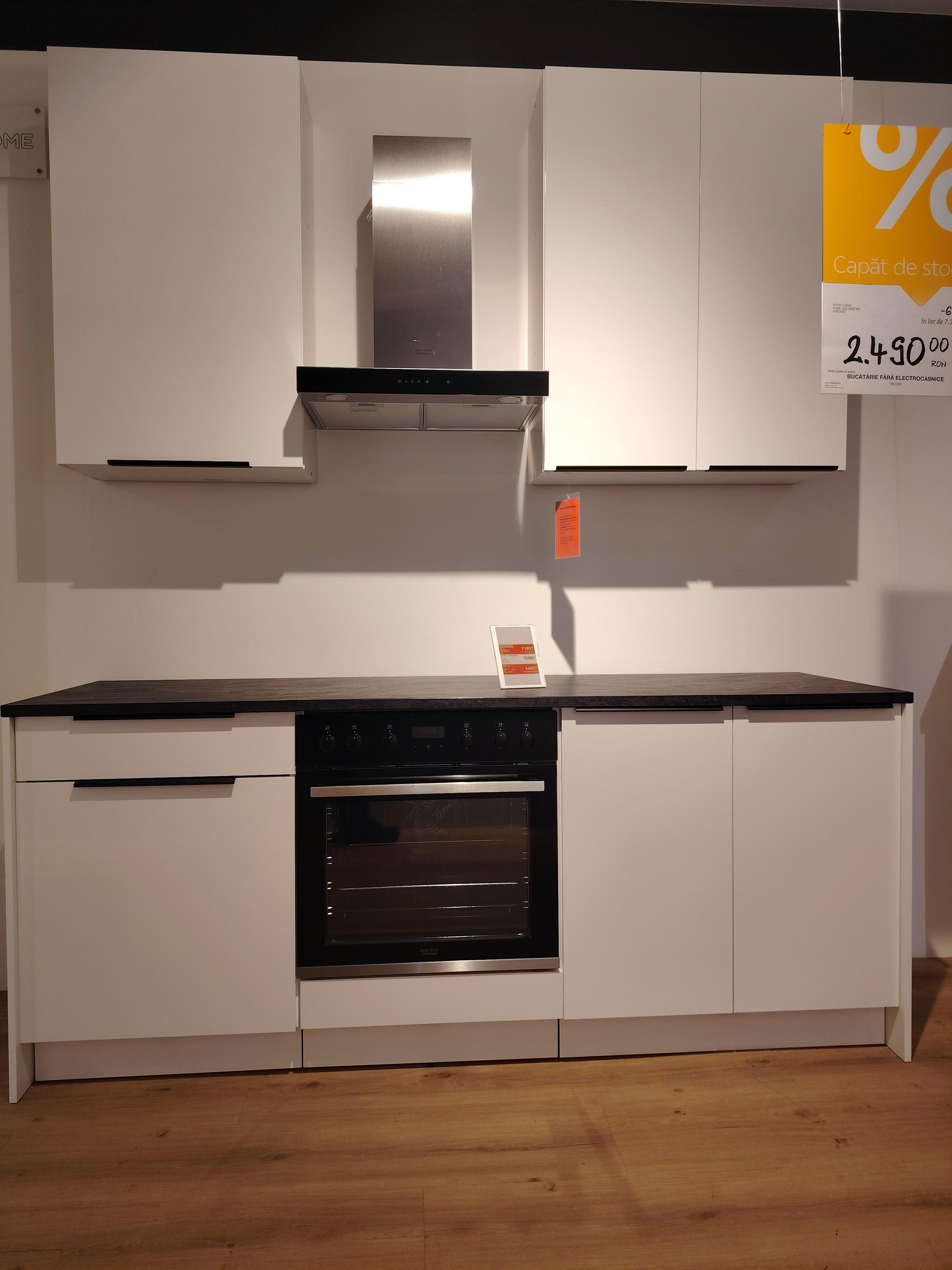 BUCĂTĂRIE FĂRĂ ELECTROCASNICE BELLUNO