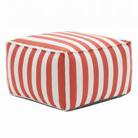 OUTDOOR Pouf Sitzsack SOFT für Garten & Terrasse, Orange - Orange, Textil (70/40/70cm) - Muffo