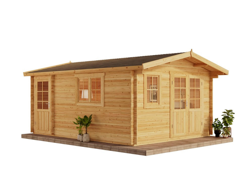 Alpholz Gartenhaus Pinien 400x245x550 cm