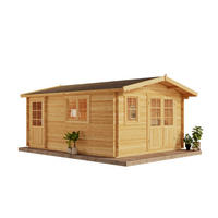 GARTENHAUS Holz Jennifer - Naturfarben, Holz (400/245/550cm) - Alpholz