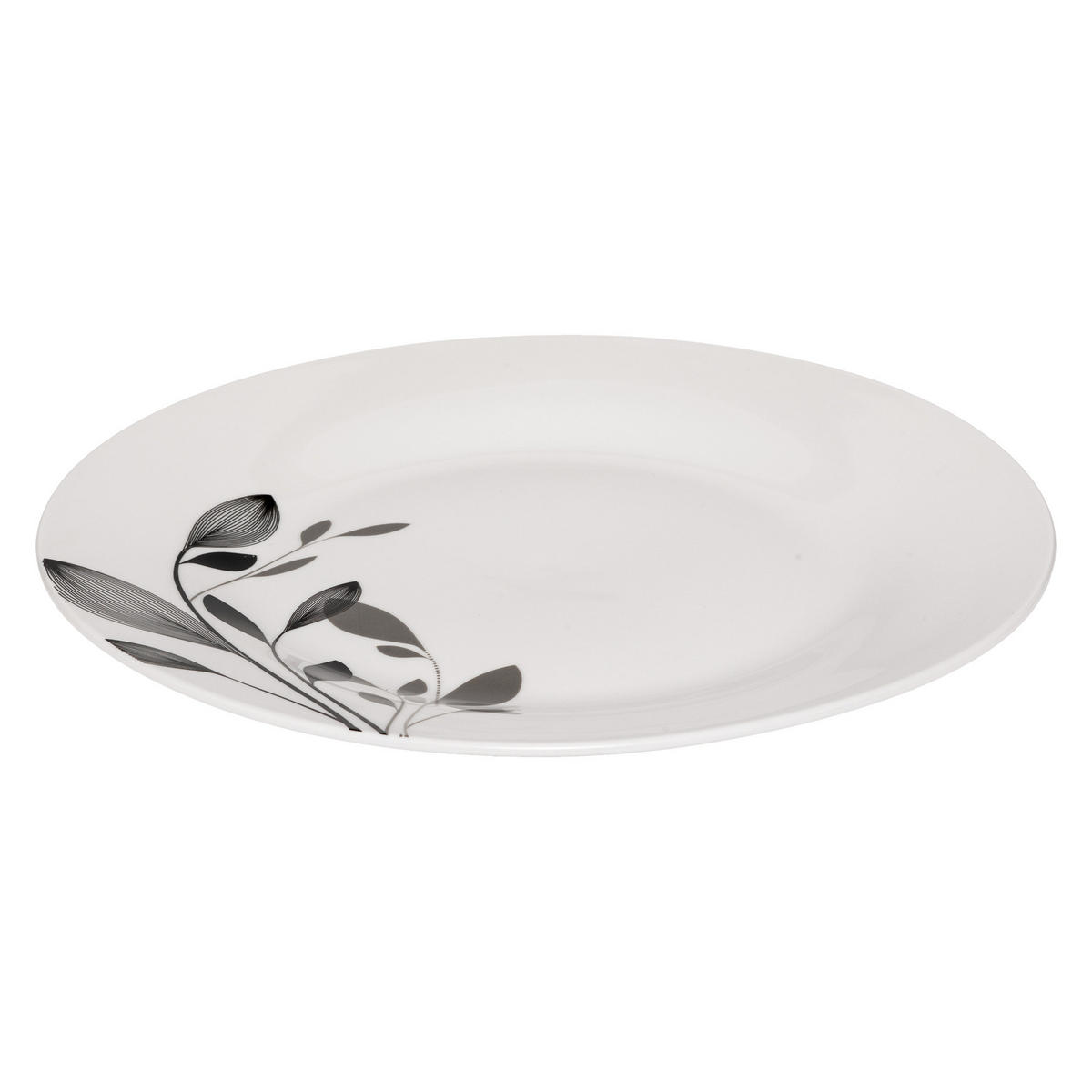PORZELLANSERVICE für 6 Personen Lila Weiß 26,5/26,5/2,6 cm - Weiß, Keramik (26.5cm) - Secret de Gourmet