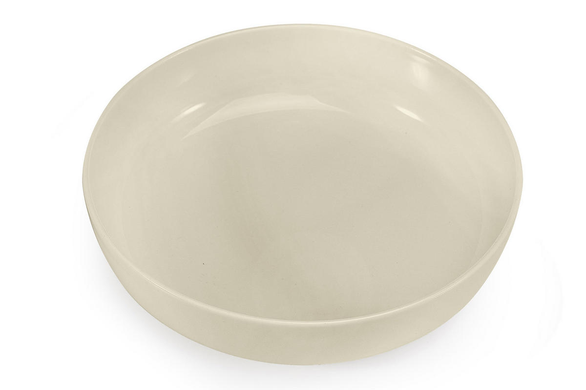 TELLER-SET VICTO 6-tlg Suppenteller - Beige, Keramik (18cm) - KONSIMO®