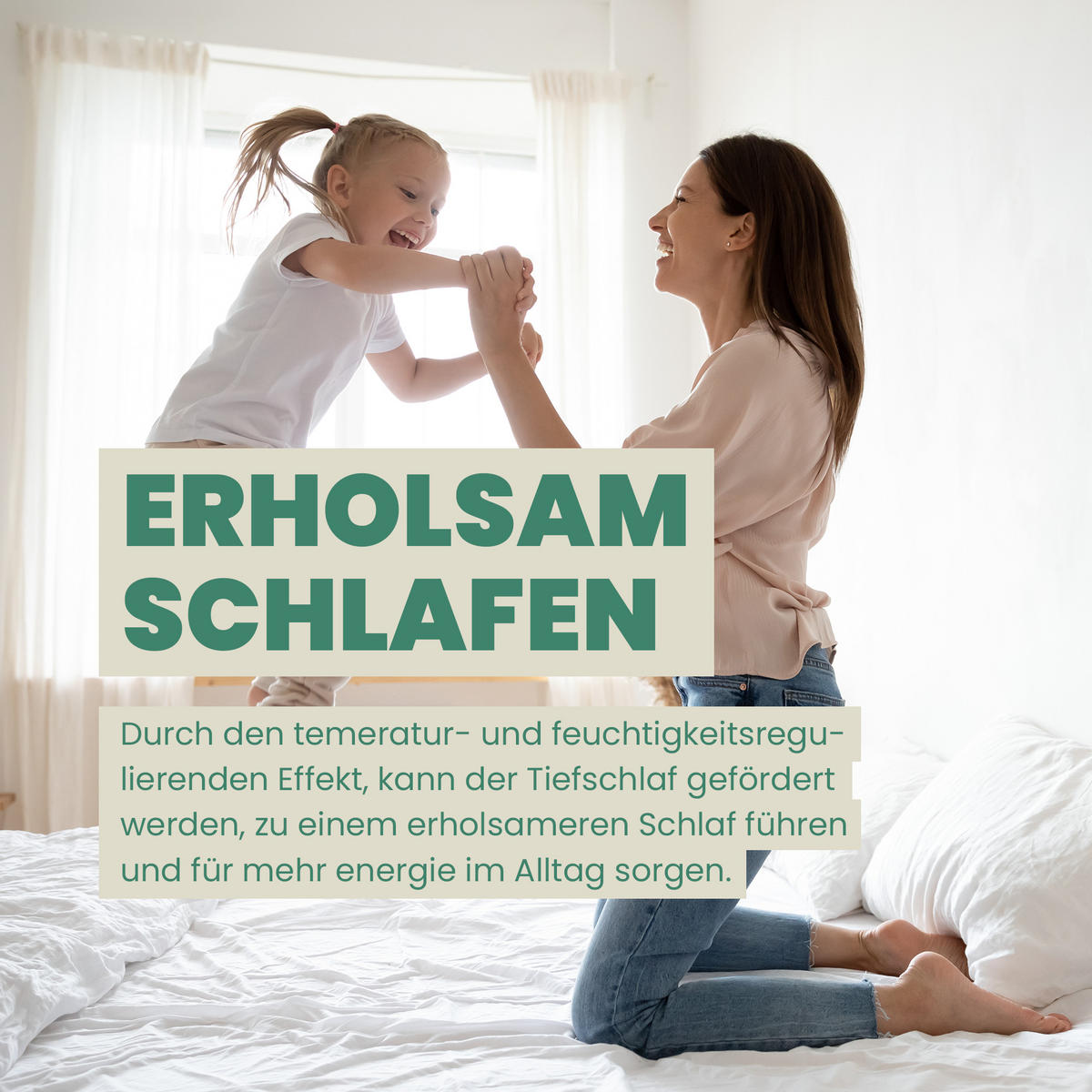 STEPPBETT Bamboo 135 x 200 cm - Weiß, Textil (135/200cm) - Bestlivings