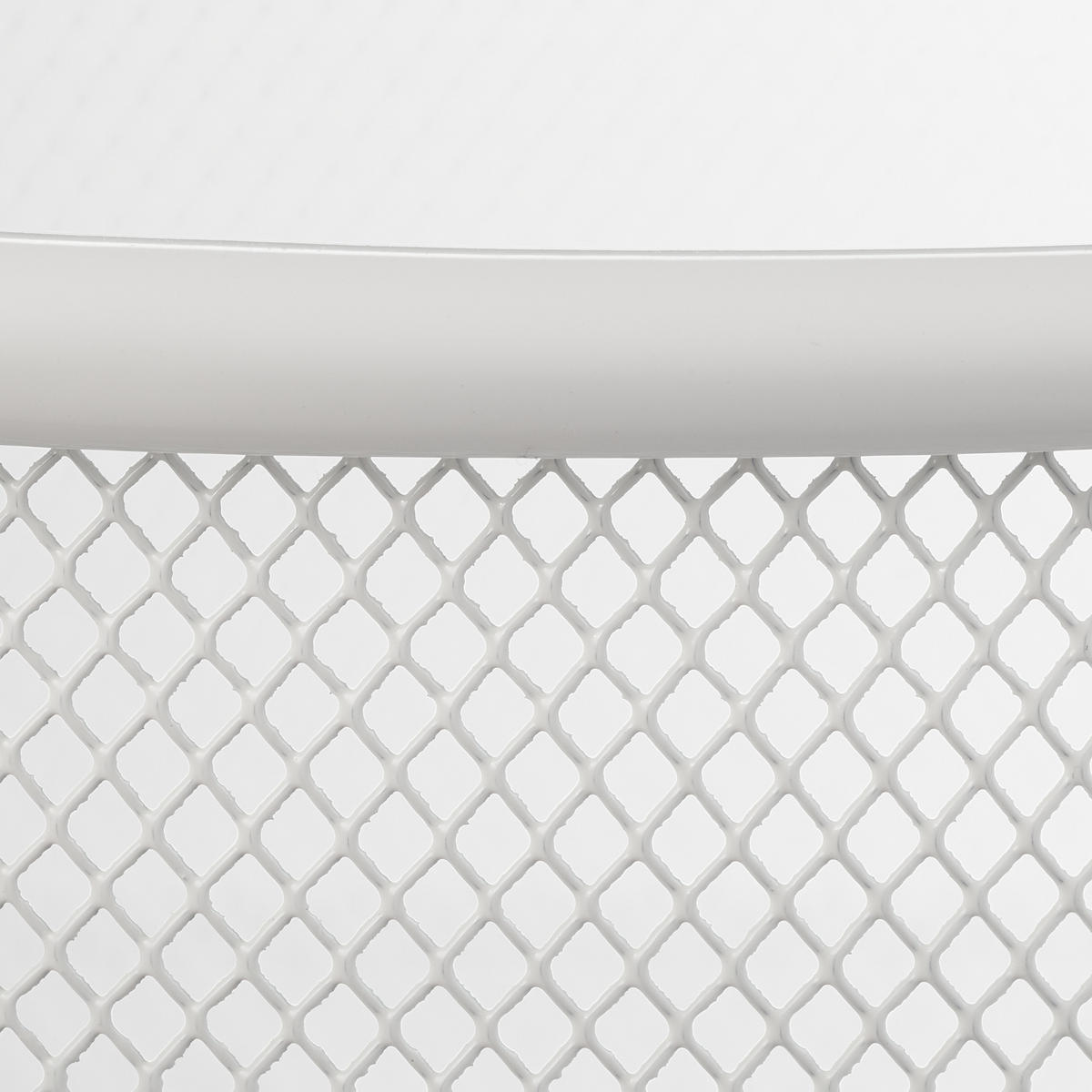 PAPIERKORB - Weiß, Metall (23/24/23cm) - Relaxdays