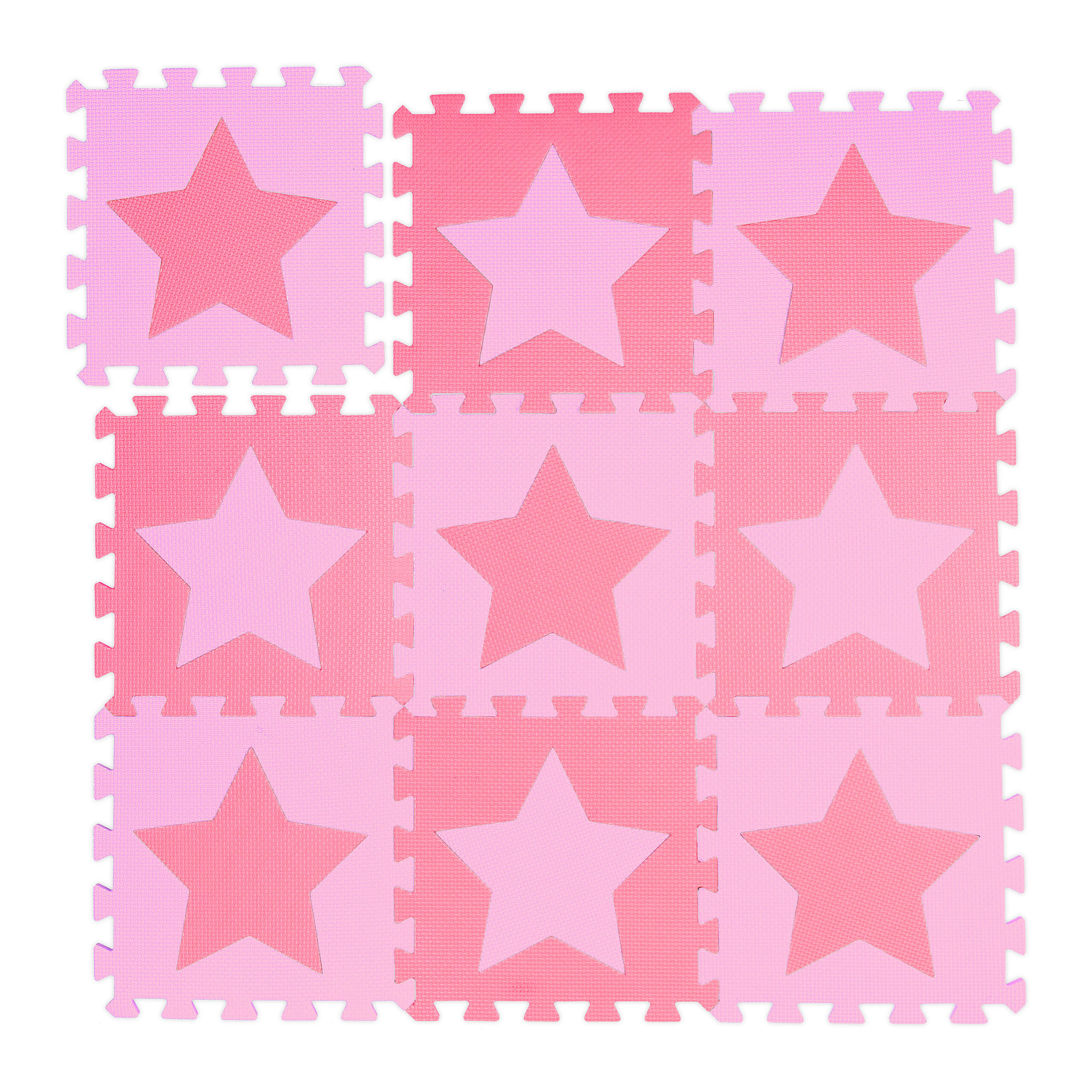 9XPUZZLEMATTE - Pink/Rosa, Kunststoff (32/32cm) - Relaxdays