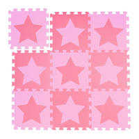 9XPUZZLEMATTE - Pink/Rosa, Kunststoff (32/32cm) - Relaxdays