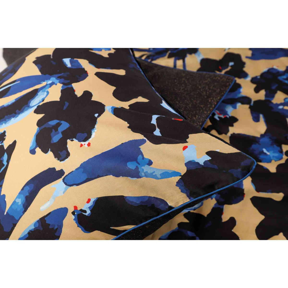 SATIN BETTWÄSCHE PIA - Blau, Textil (155/220cm) - Esprit