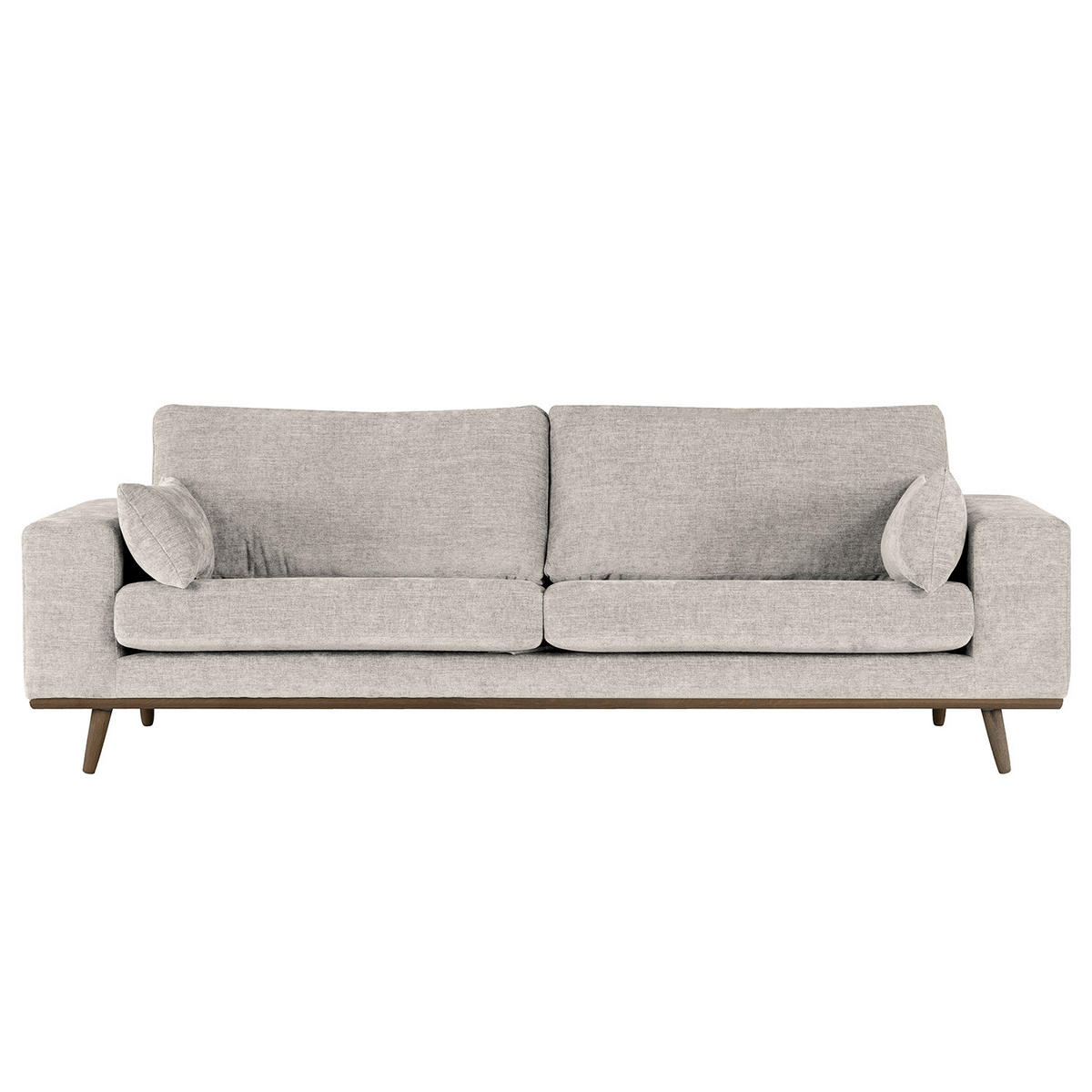 3-SITZER SOFA - Grau, Textil (237/81/88cm) - home24