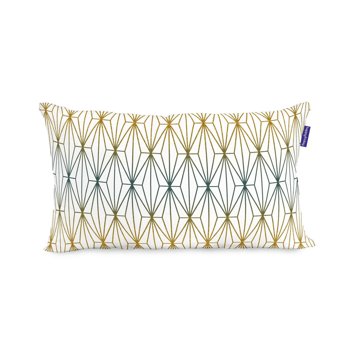 KISSENBEZUG foliage mint 50x50 + 50x30 cm mehrfarbig - Multicolor, Textil (50/50cm) - Happy Friday