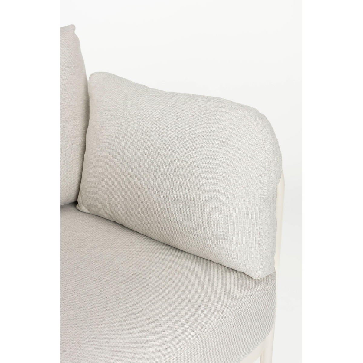 GARTENSET Vista Sofa/ 2 Sessel/ Couchtisch - Beige, Kunststoff - Zuiver