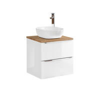 WASCHTISCH 60.4cm April Weiß - Weiß, Holzwerkstoff (60.4/59/46cm) - Petits-meubles