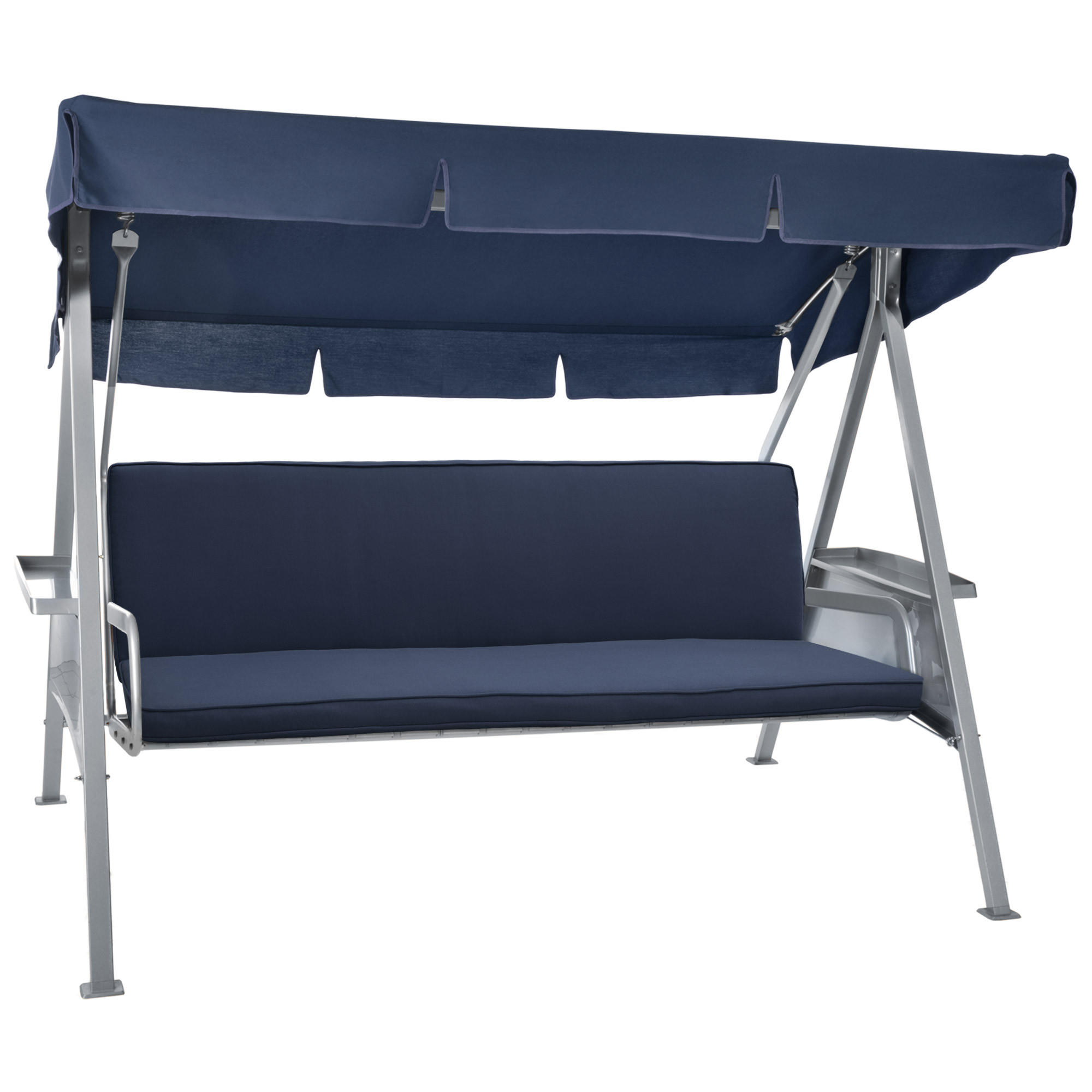 HOLLYWOODSCHAUKELAUFLAGE Loft HS - Dunkelgrau, Textil (50/6/180cm) - Beautissu 