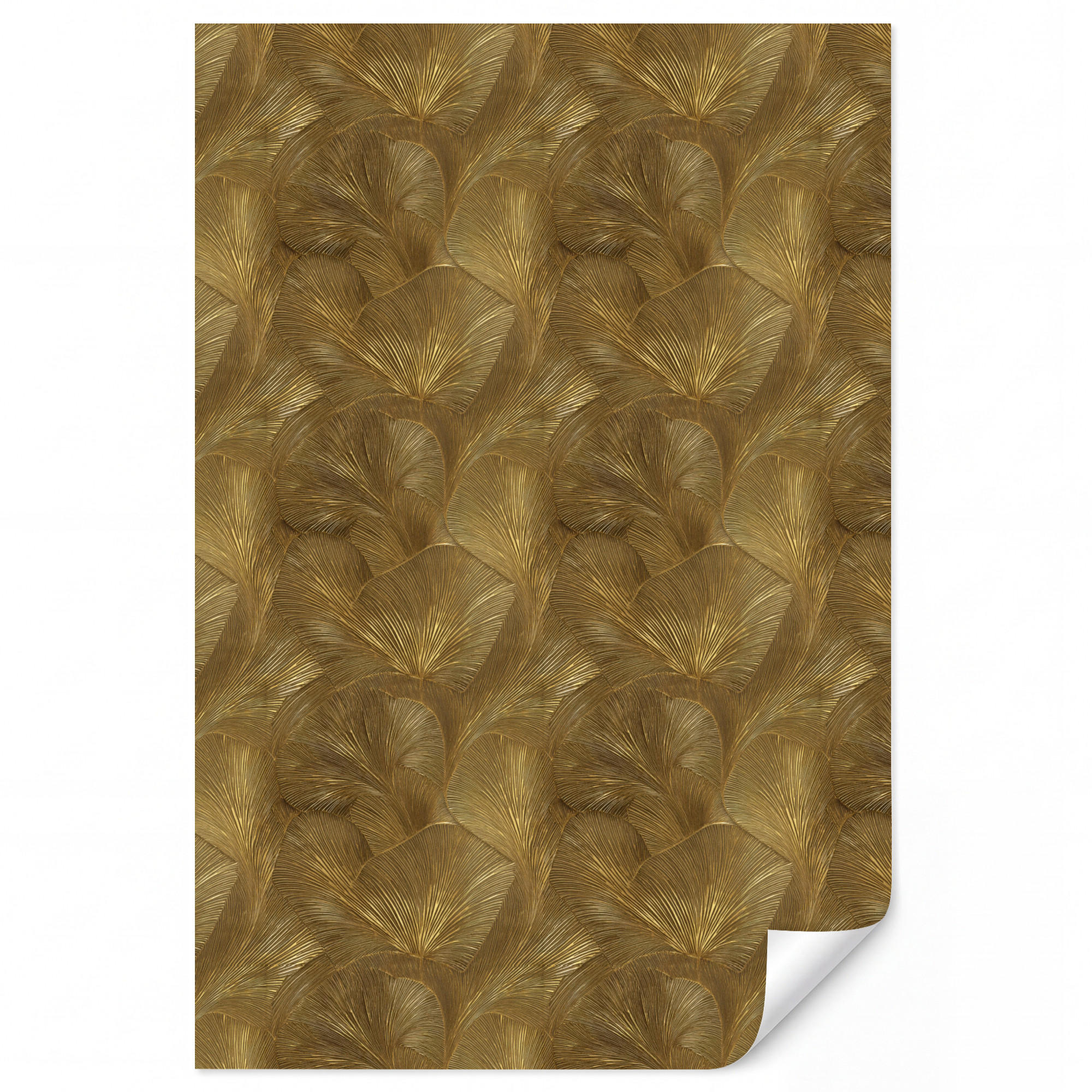 OnlyWow Tapete Gold 140x220 cm