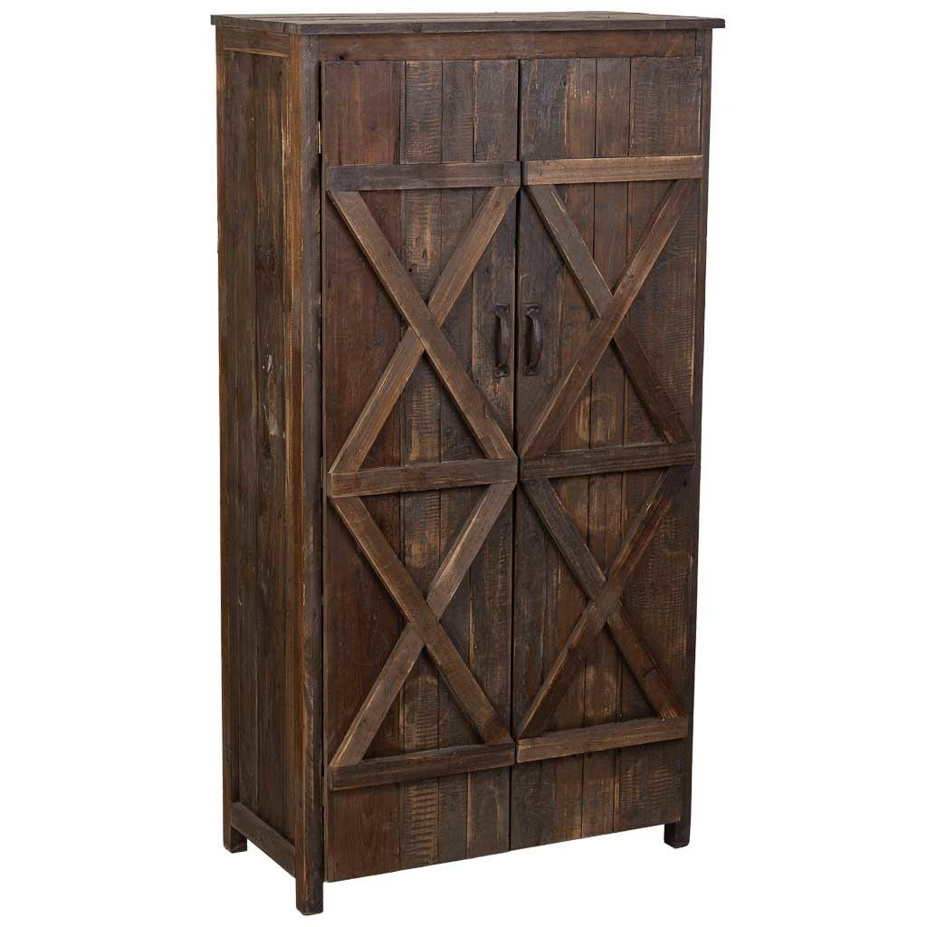 KLEIDERSCHRANK 78x40x148 cm Braun - Braun, Holz (78/148/40cm) - Wanderlust