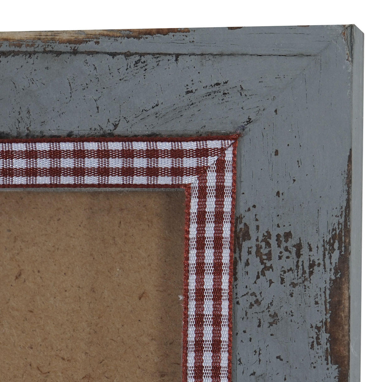 BILDERRAHMEN SHABBY-LOOK rechteckig Grau - Grau, Holz (36/26cm) - Jamb