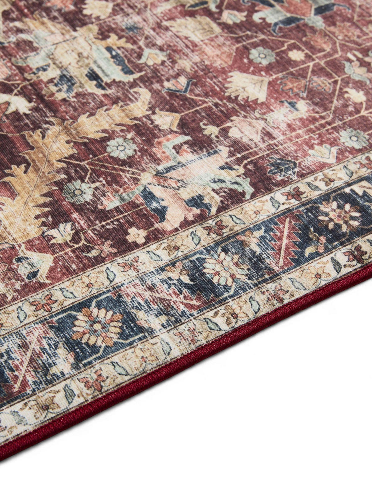 VINTAGE-TEPPICH George waschbar 60x120 cm - Multicolor, Kunststoff (60/120cm) - benuta