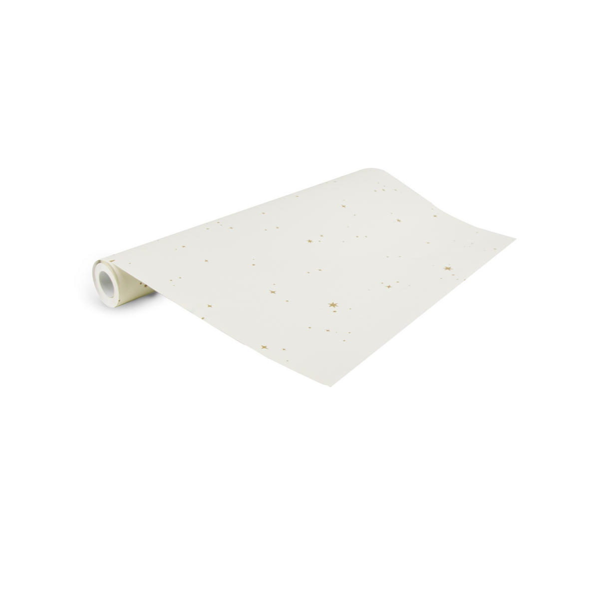 TAPETE - Mond und Sterne - 1000x53 - Goldfarben/Weiß, Papier/Kunststoff (53/1000cm) - Little Dutch