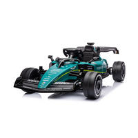 ELEKTROAUTO Aston Martin grün Fernbedienung Federung LED-Lichter MP3 - Grün, Kunststoff (137/72/44cm) - Chipolino