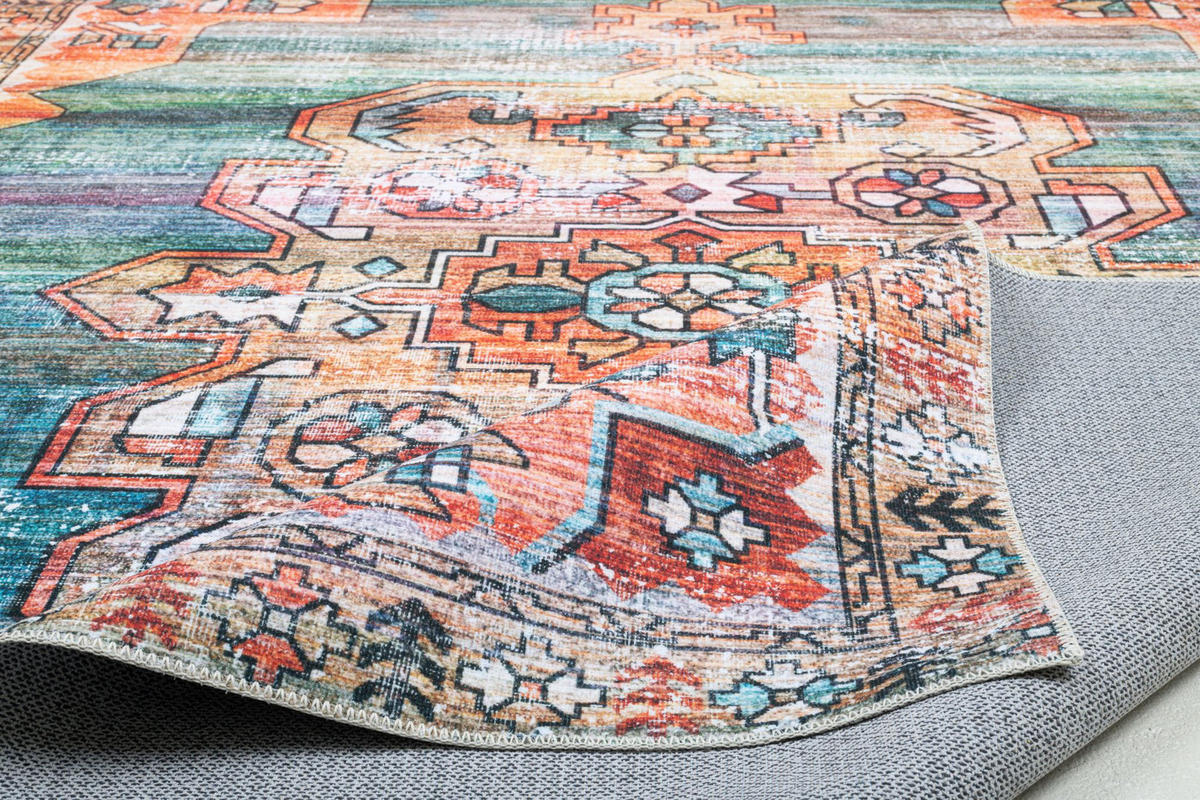 VINTAGE-TEPPICH Adara 200x300 cm - Multicolor, Textil (200/300cm) - Gino Falcone
