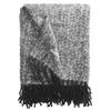 TAGESDECKE WOOLY HERRINGBONE - Anthrazit, Textil (130/170cm) - Tom Tailor