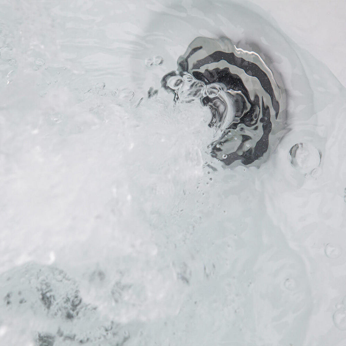 OUTDOOR WHIRLPOOL WHITE MARBLE - Ohne Treppe und Abdeckung, Nussbraun - Braun, Kunststoff (160/80/210cm) - Home Deluxe