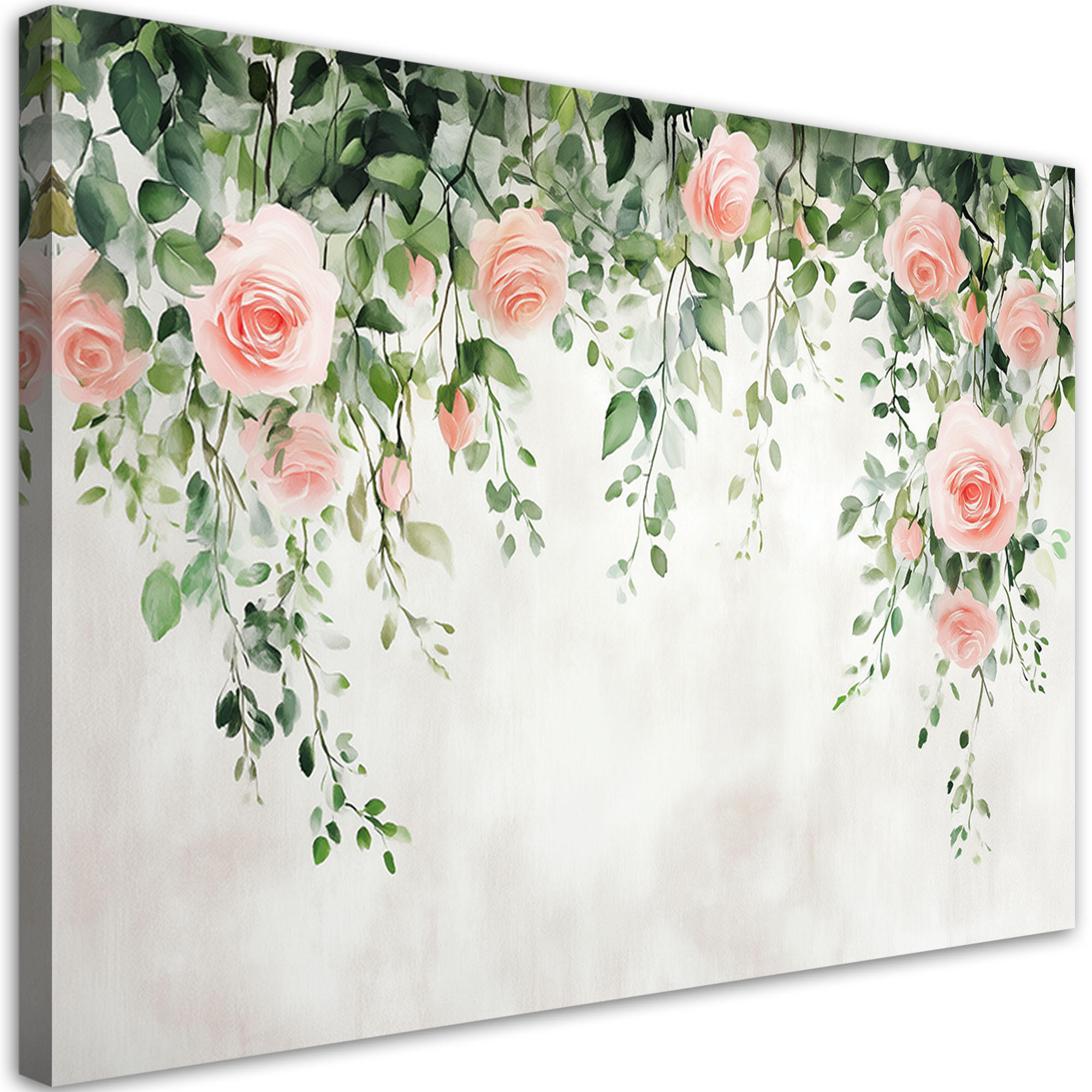 Feeby Leinwandbild Grau 120x80 cm
