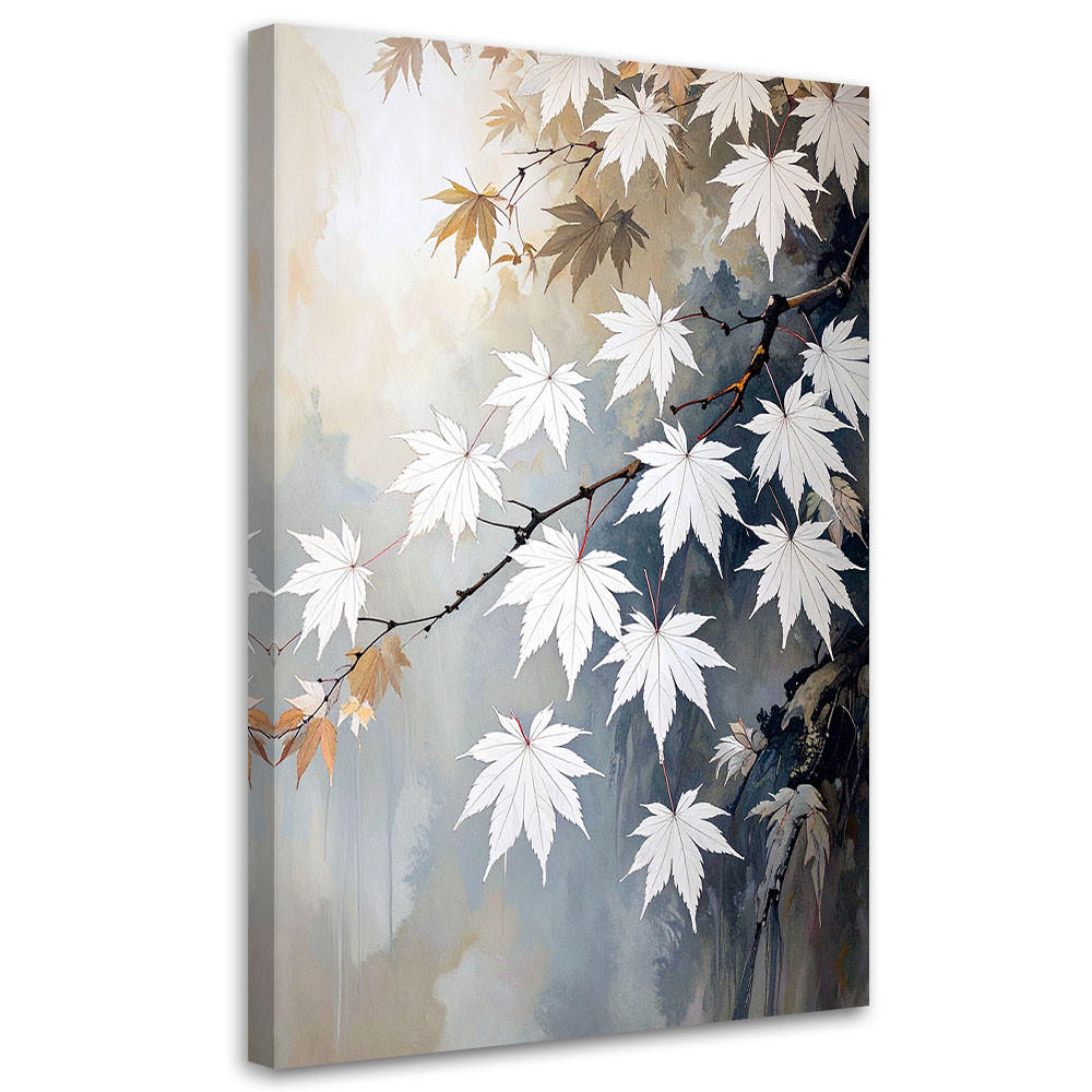 Feeby Leinwandbild, Weiß 60x90 cm