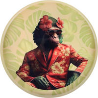 TABLETT Bohemian Monkey - Multicolor, Metall (2cm) - FURNARO