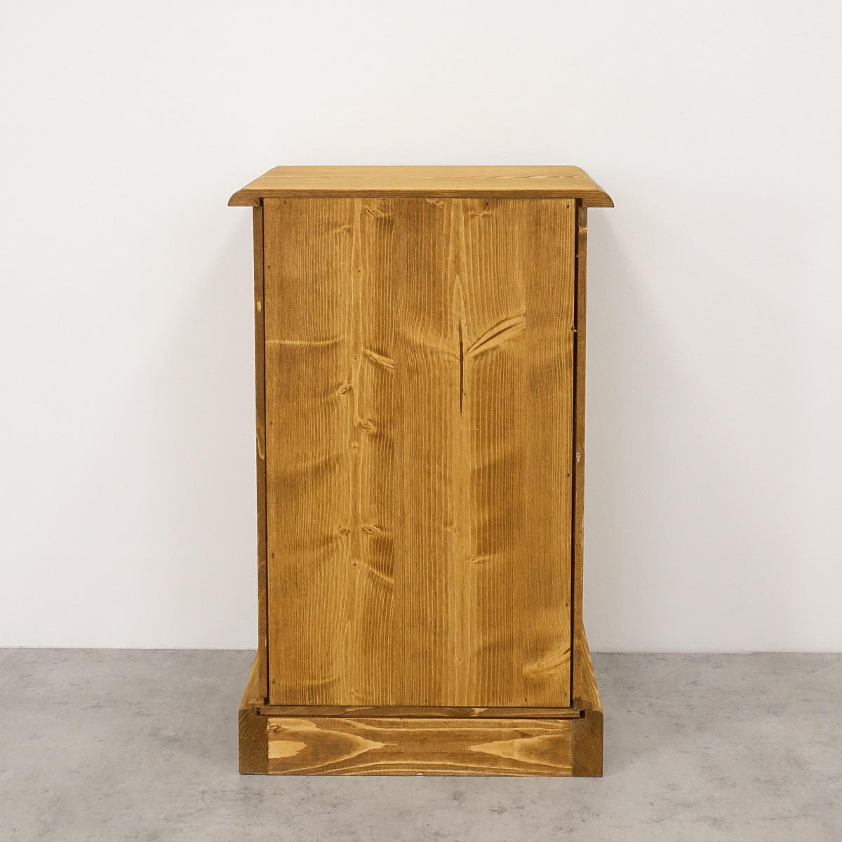 NACHTTISCH aus Massivholz CHARLOTTE Scharnier Rechts - Hellbraun, Holz (38/60/33cm) - Seart