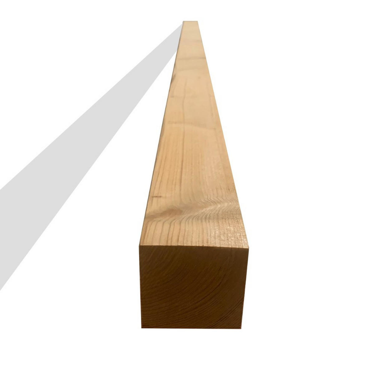 HOLZZAUN SOMA - 1x Pfosten - Braun, Holz (180/200cm) - Home Deluxe
