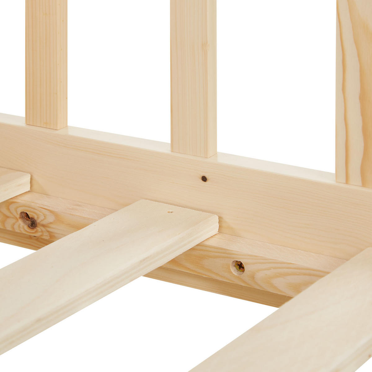 KINDERBETT Grün 90/200 cm Lattenrost Rausfallschutz - Grün, Holz (100/67/208cm) - Homestyle4u