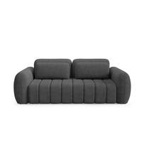 SCHLAFSOFA mit Bettkasten Premium Grau - Schwarz/Grau, Holz/Holzwerkstoff (266/95/110cm) - Furnisell