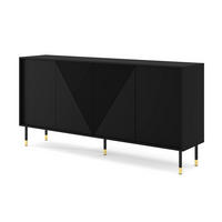 KOMODA Aglaé Crni - crna, drvni materijal (180/88/40cm) - Petits-meubles