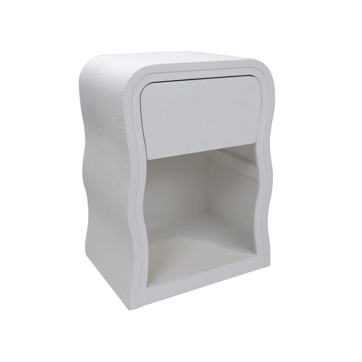 NACHTTISCH Edelweiss 40/30/55 cm - Weiß, Holzwerkstoff (40/55/30cm) - Mobili Rebecca