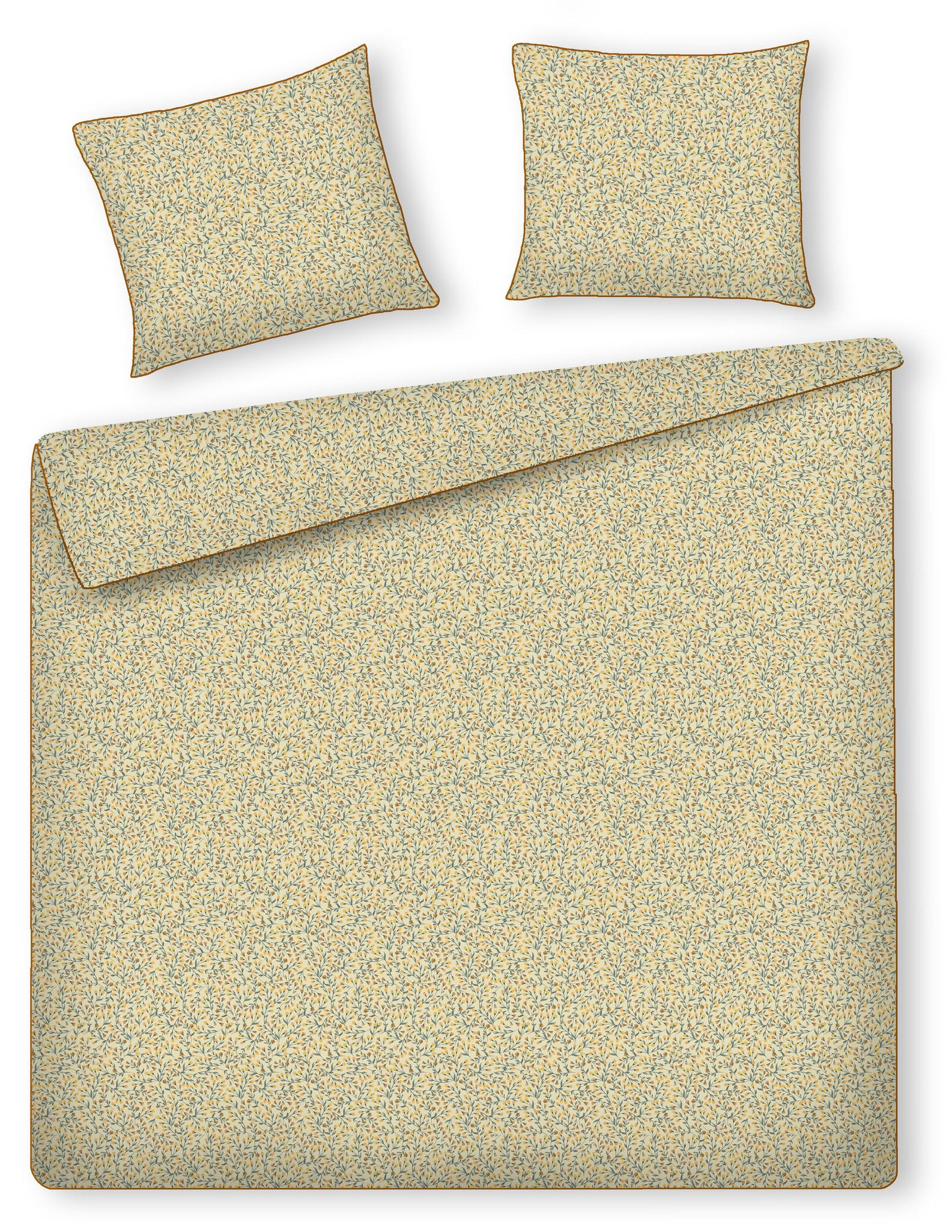 BETTWÄSCHE Crisenta - Beige, Textil (200/220cm) - home&you