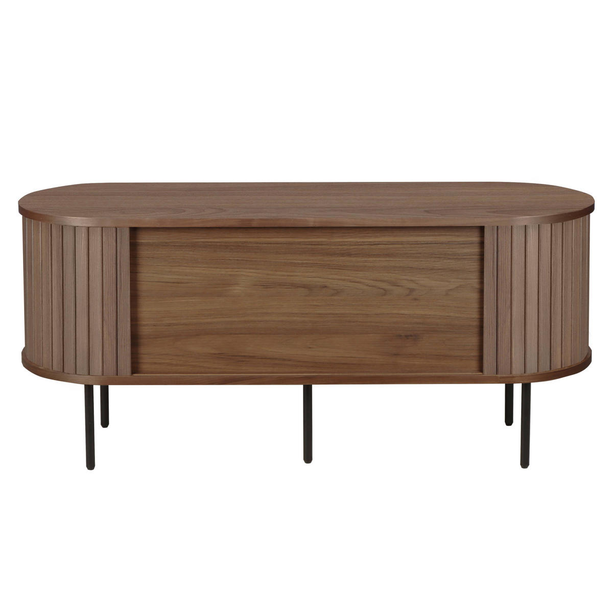 TV-SCHRANK, Braun - Braun, Holz (40/55/120cm) - Oviala