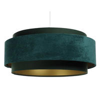 HÄNGELEUCHTE Grün 60/25 cm - Türkis, Kunststoff (60/1/25cm) - ONZENO