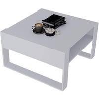 COUCHTISCH Holzwerkstoff rechteckig stabil Weiß 45/71.5/68cm - Weiß, Holzwerkstoff (71.5/68/45cm) - CraftPAK