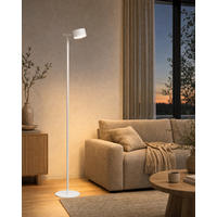 LED-AKKU-STEHLEUCHTE 3 in 1 Weiß Höhe bis zu 120 cm Metall - Weiß, Metall (16/16/120cm) - Northpoint
