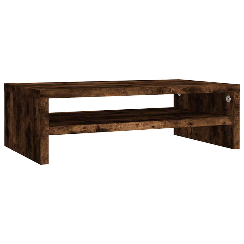 vidaXL Monitorständer Dunkelbraun 42x13x24 cm