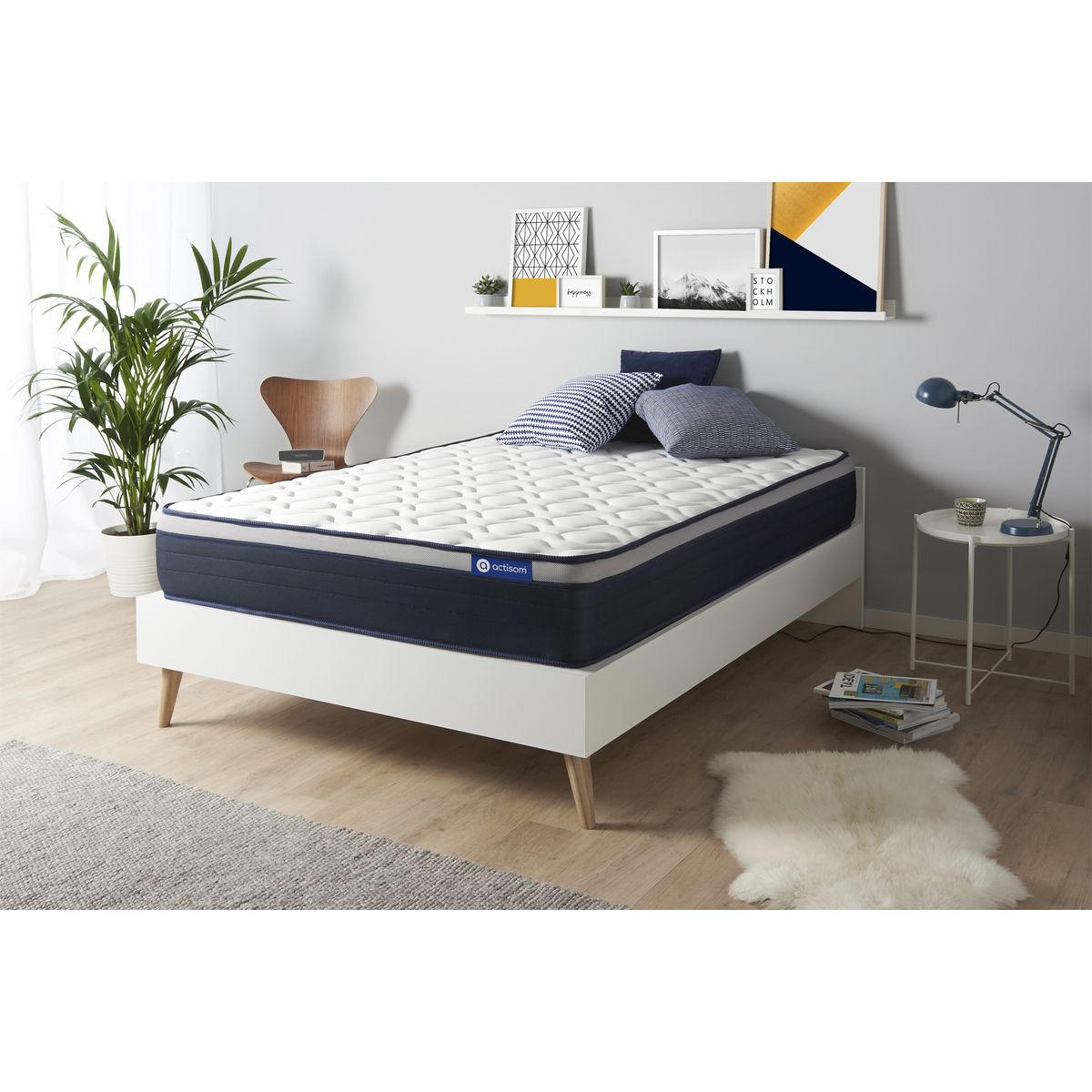 MATRATZE Actimemo max Memory-Schaum 180 x 200 cm h3 - Weiß, Textil (180/200cm) - ACTISOM