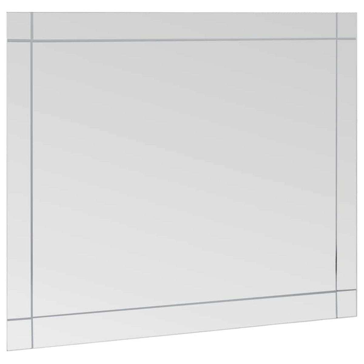 WANDSPIEGEL 100x60 cm Glas - Silberfarben, Glas (60/100/1cm) - furnicato