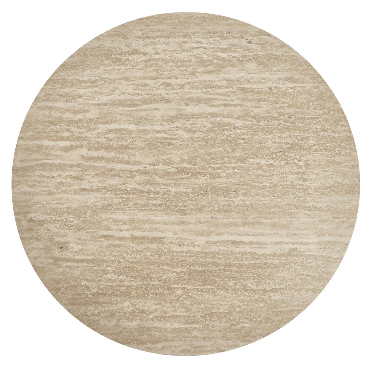 COUCHTISCH rund Beige 60/60/40 cm - Beige, Holzwerkstoff (60/60/40cm) - Furnhouse